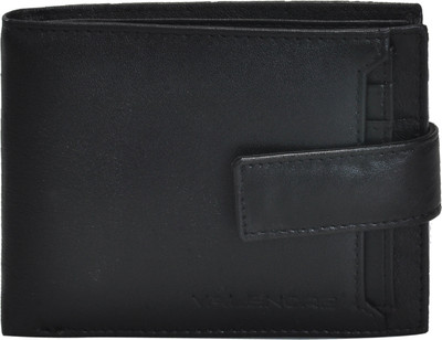 

VALENORE Men Black Genuine Leather Wallet(5 Card Slots)