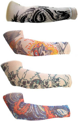 Tahiro Cotton Arm Sleeve For Men & Women With Tattoo(Free, Multicolor)