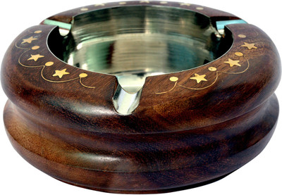 

Craft Trade Multicolor Wooden Ashtray(Pack of 1)