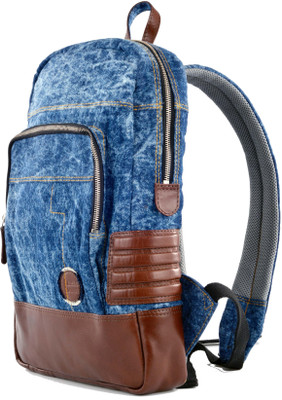 

Zhero Denim Contra Waterproof Backpack(Blue, 2 inch)