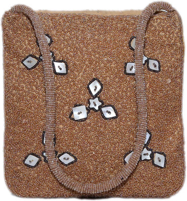 

Diwaah Handcrafted Shoulder Bag(Golden, 8 inch)