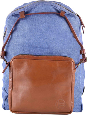 

Zhero Denim Gamer Waterproof Backpack(Blue, 2 inch)