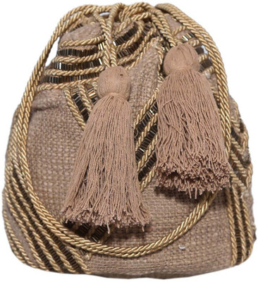 

Diwaah Handcrafted Shoulder Bag(Beige, 10 inch)