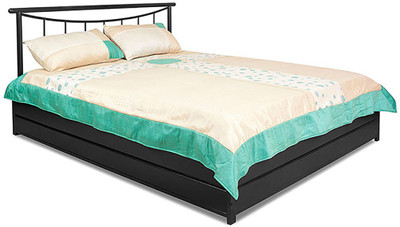

HomeTown Metal Queen Bed With Storage(Finish Color - Black)