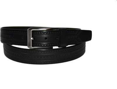 

Pellezzari Men Casual Black Genuine Leather Belt
