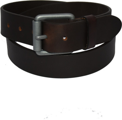 

Pellezzari Men Casual Brown Genuine Leather Belt