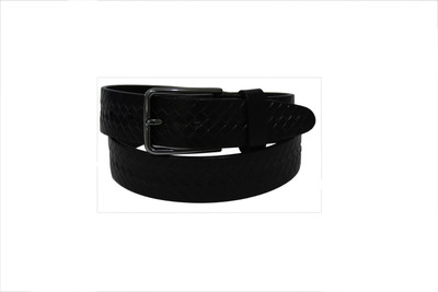 

Pellezzari Men Casual Black Genuine Leather Belt