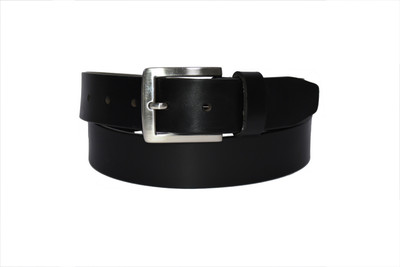 

Pellezzari Men Casual Black Genuine Leather Belt