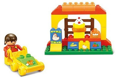 

Sluban Happy Farm Building Block Toy, Multi Colour(Multicolor)