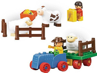 

Sluban Building Block Set - Happy Farm Building Block Toy- 55 Pcs.(Multicolor)