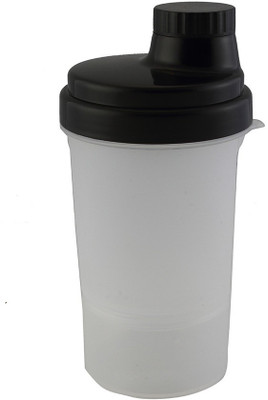 

Premsons Plastics Super Shaker Small Storage Sport Water Bottle 400 ml Shaker(Pack of 1, White)