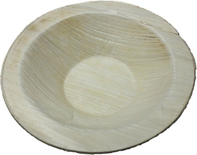 

Ezee Ezee Eco Friendly Areca Leaf Plain Round Bowl 5.5" 10 pcs (Pack of 4) Bamboo Disposable Bowl Set(Brown, Pack of 4)