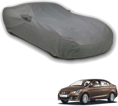Vheelocityin Car Cover For Maruti Suzuki Ciaz (With Mirror Pockets)(Grey)