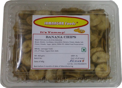 

Jamnagar Foods BANANA CHIPS Chips(400 g)