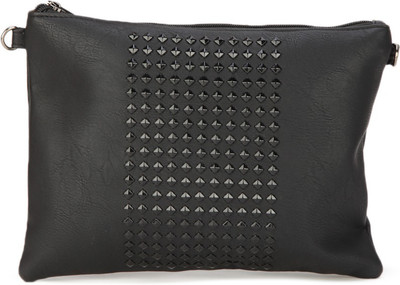 

People Casual Black Clutch