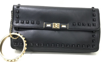 

Nirang Party Black Clutch