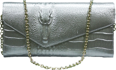 

VS Creation Casual Silver Clutch
