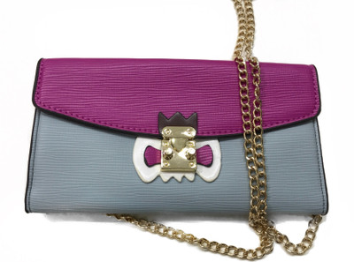 

Nirang Party Grey, Purple Clutch