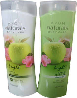 

Avon Naturals Body Care Apple Blossom(Set of 2)