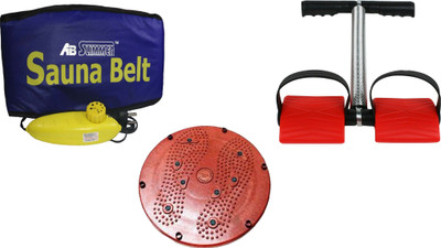 

Welcome India Bazaar wib Sauna Slim Blue Slimming Belt Twister With Tummy Trimmer(Set of 3)