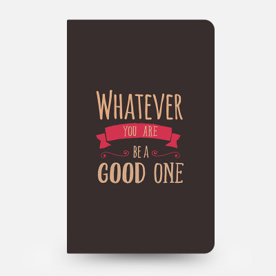 

inkFlap A5 Journal(FlapBook Thin Premium Plain Notebook - Whatever You Are, Dark Brown)