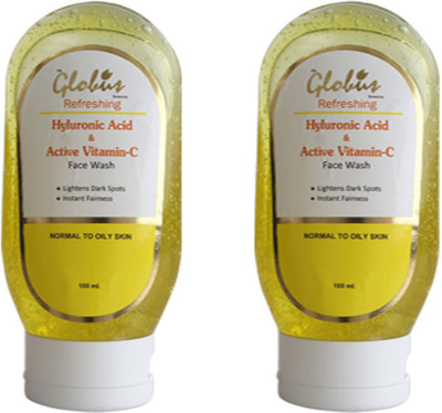 

Globus Hyluronic Acid & Active Vitamin C Face Wash(200 ml)