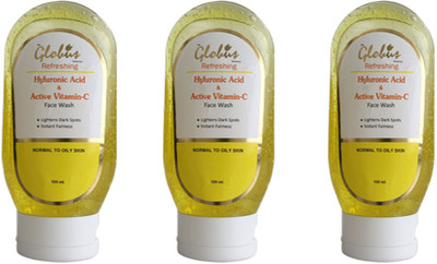 

Globus Hyluronic Acid & Active Vitamin C Face Wash(300 ml)