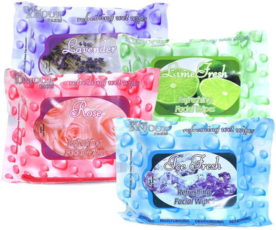 

Coat Me Bonjour Paris Refreshing Wet Facial Wipes(Pack of 100)