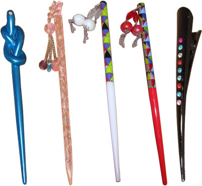 

Anokhi Ada Juda Stick Hair Accessory Set(Multicolor)