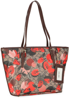 

Nine West Tote(Red, Brown), Brown;red