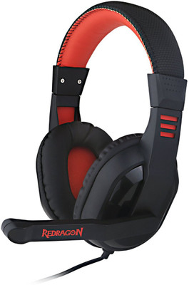 

Redragon Garuda H101 Gaming Headphones Wired Headset with Mic(Black, Over the Ear)