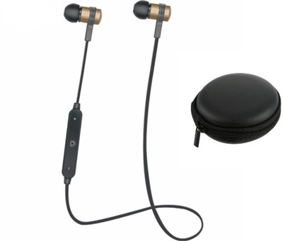 iZED Dual base Square Earphones supports all devices, ultra clear voice, high bass, trebble with 7 m of range. Bluetooth Headset with Mic(Black, In the Ear)
