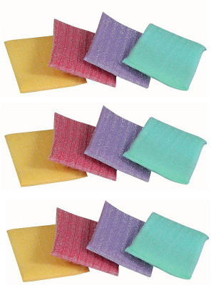 

bajrang Scrub Pad(12 pcs.) Home Cleaning Set