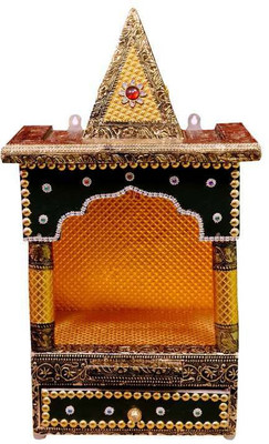 

Quality creations Wooden Home Temple(Height: 45 cm)