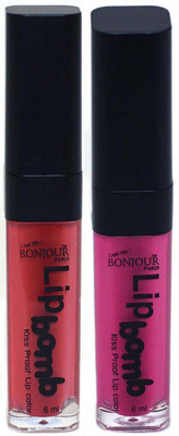 

Coat Me Bonjour Paris Super Matt Lip Color, Brick Red/Pink Rose(12 ml, Multi)