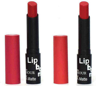 

Coat Me Bonjour Paris Super-Matt Lipstick - Wild rose and Dark rose(Red, 9 g)