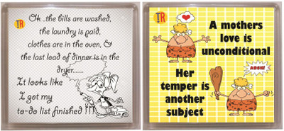 

Thoughtroad MOTHERS TODO LIST Fridge Magnet Pack of 2