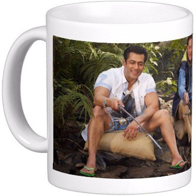 

Exoctic Silver Salman Khan Series18 Ceramic Mug(330 ml), Multicolor