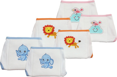 

Softcare Softcare Reusable cotton Nappy M Size 4 to 10 months, Multicolor