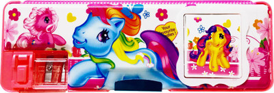 

Priyankish Smart Kidz Little Pony Art Plastic Pencil Box(Set of 1, Pink)