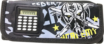 

Priyankish Smart Kidz Black Federation Art Artificial Leather Pencil Box(Set of 1, Black)