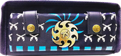 

Priyankish Smart Kidz Double Guns Art Artificial Leather Pencil Box(Set of 1, Blue)