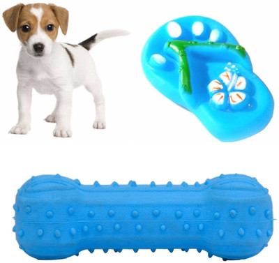 

SRI High Quality Natural Rubber Cute Colorfull Fil Fop With Bone Squeak Toy For Puppy - Small Rubber Squeaky Toy For Dog