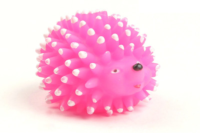 

SRI High Quality Natural Rubber Cute Colorfull Hedgehog Toy For Puppy Rubber Squeaky Toy For Dog