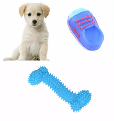 

SRI High Quality Natural Rubber Cute Colorfull Squeak Shoe Toy With Bone Toy For Puppy - Small Rubber Squeaky Toy For Dog