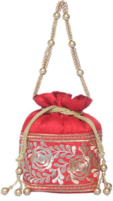 

Dice Motif Potli(Red)