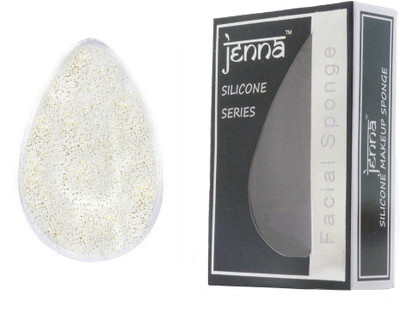 

Jenna Silicone Makeup Beauty Sponge for Concealer and Foundation – Applicator for Cosmetic Blending (GlitterDrop)