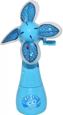 

Kanchan Toys Eco- Friendly Deer Shaped Hand Driven Mist Spray Fan Blue