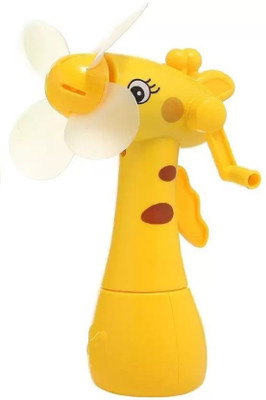 

Kanchan Toys Eco- Friendly Deer Shaped Hand Driven Mist Spray Fan