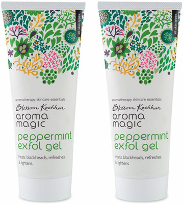 

Aroma Magic Peppermint Exfol Gel Face Scrub Pack Of 2 Scrub(200 ml)